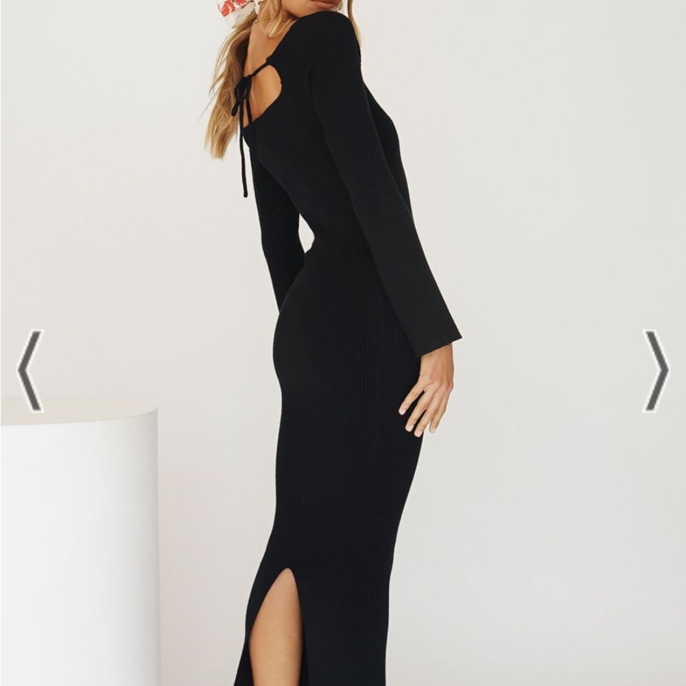 Verge Girl New Fashion ribbed knit midi dress - Picture 6 of 9